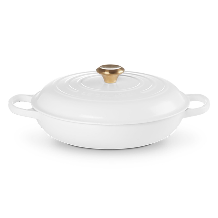 product image Le Creuset Shallow Casserole White 30 cm 