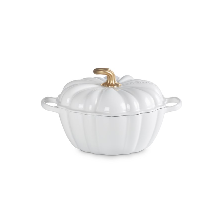 product image Le Creuset Cast Iron Pumpkin White 24 cm 
