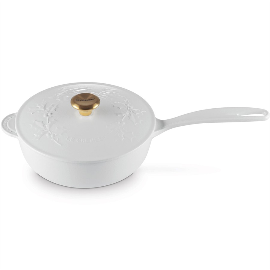 product image Le Creuset Holly Saucier Pan White 21 cm 